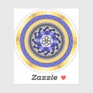 De kleuren van de nieuwe jaren dragen bij aan de k sticker