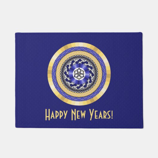 De kleuren van de nieuwjaardoormat deurmat (Voorkant)