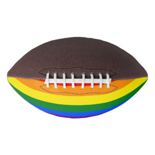 De kleuren van de regenboog american football