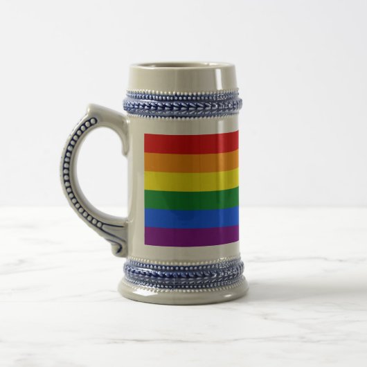 De kleuren van de regenboog bierpul (Links)