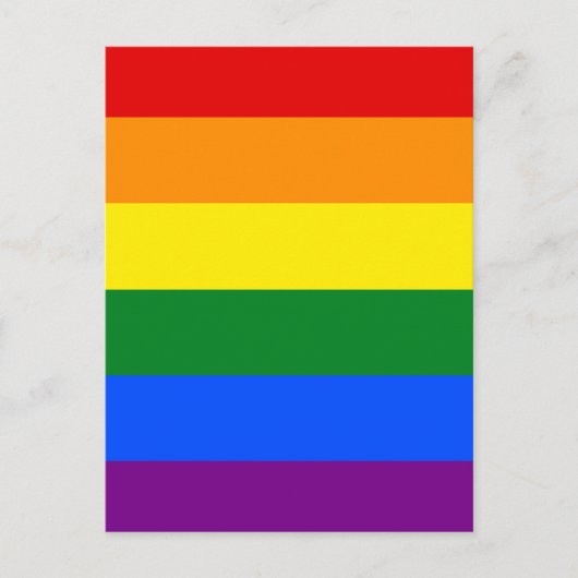 De kleuren van de regenboog briefkaart (Voorkant)