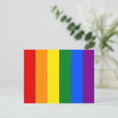 De kleuren van de regenboog briefkaart (Staand voorkant)