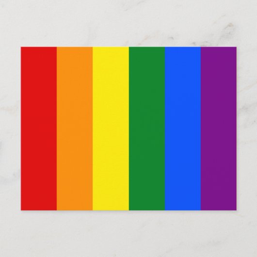 De kleuren van de regenboog briefkaart (Voorkant)