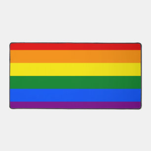 De kleuren van de regenboog bureaumat