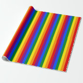 De kleuren van de regenboog cadeaupapier (Uitgerold)