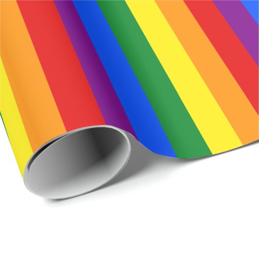 De kleuren van de regenboog cadeaupapier (Rol Hoek)