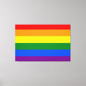 De kleuren van de regenboog canvas afdruk (Voorkant)