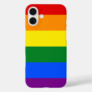 De kleuren van de regenboog iPhone 16 plus hoesje