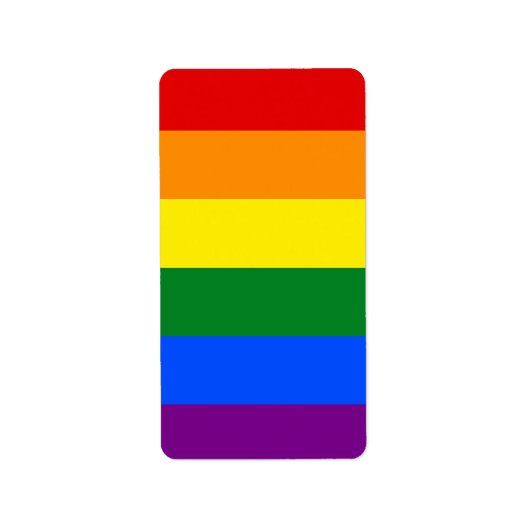 De kleuren van de regenboog etiket (Voorkant)