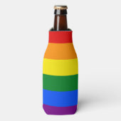 De kleuren van de regenboog flesjeskoeler (Fles Voorkant)