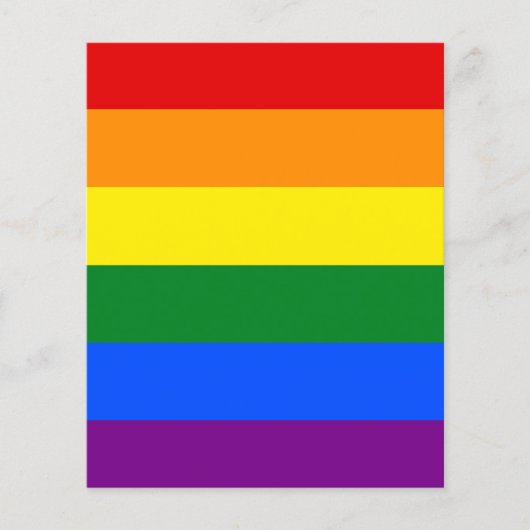 De kleuren van de regenboog flyer (Voorkant)