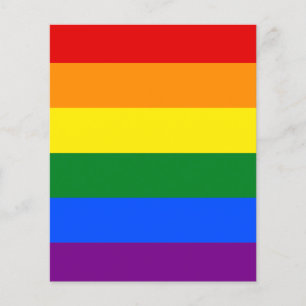 De kleuren van de regenboog flyer