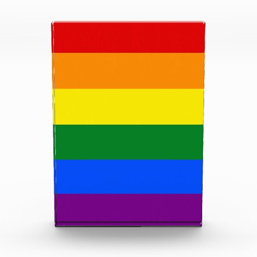 De kleuren van de regenboog fotoblokken (Voorkant)