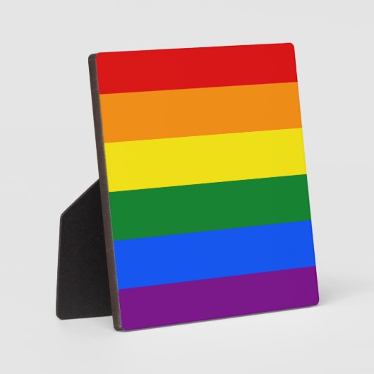 De kleuren van de regenboog fotoplaat (Voorkant)