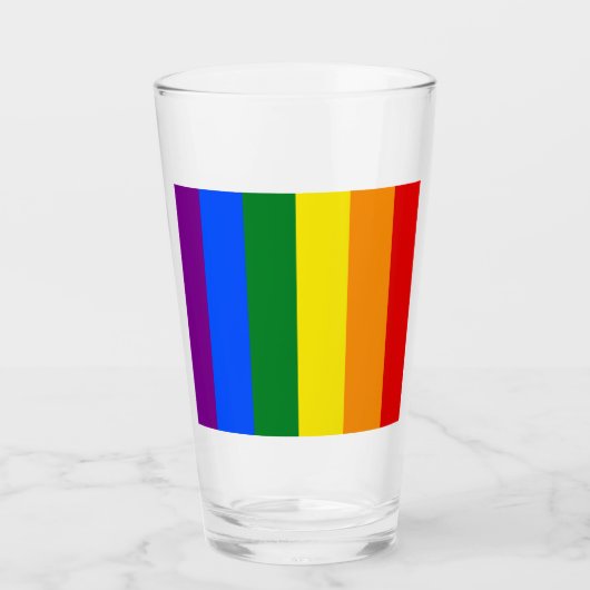 De kleuren van de regenboog glas (Voorkant)