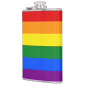 De kleuren van de regenboog heupfles (Links)