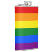 De kleuren van de regenboog heupfles (Rechts)