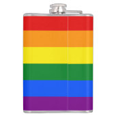 De kleuren van de regenboog heupfles (Achterkant)