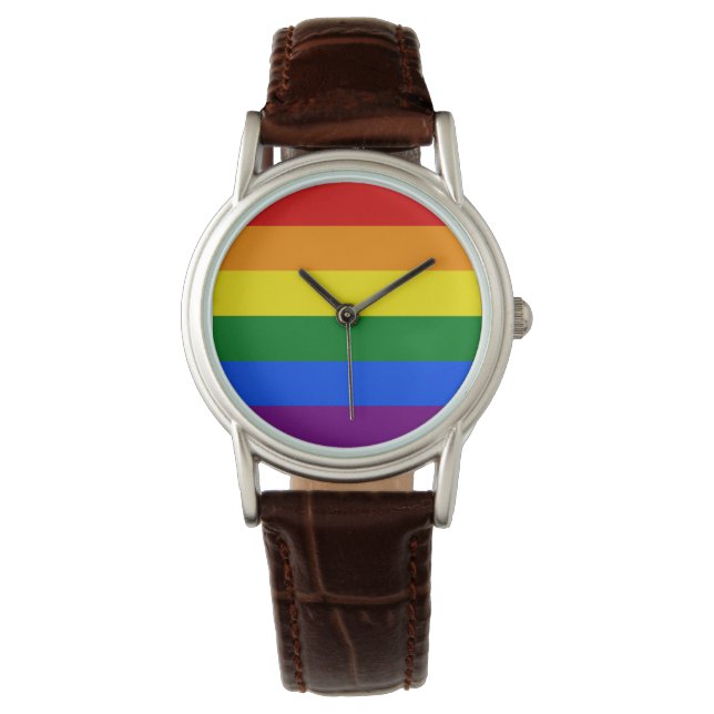 De kleuren van de regenboog horloge (Voorkant)