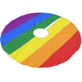 De kleuren van de regenboog kerstboom rok (Gekanteld)