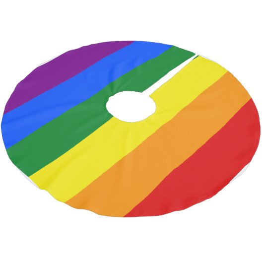 De kleuren van de regenboog kerstboom rok (Gekanteld)