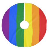 De kleuren van de regenboog kerstboom rok (Voorkant)