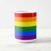 De kleuren van de regenboog koffiemok (Center)