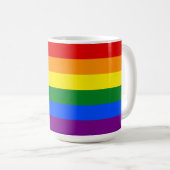 De kleuren van de regenboog koffiemok (Voorkant rechts)