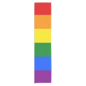 De kleuren van de regenboog korte tafelloper (Voorkant)