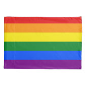 De kleuren van de regenboog kussensloop (Achterkant)