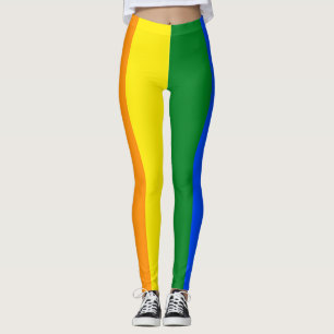 De kleuren van de regenboog leggings