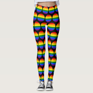 De kleuren van de regenboog leggings