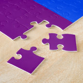 De kleuren van de regenboog legpuzzel (Zijkant)