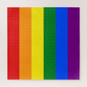 De kleuren van de regenboog legpuzzel