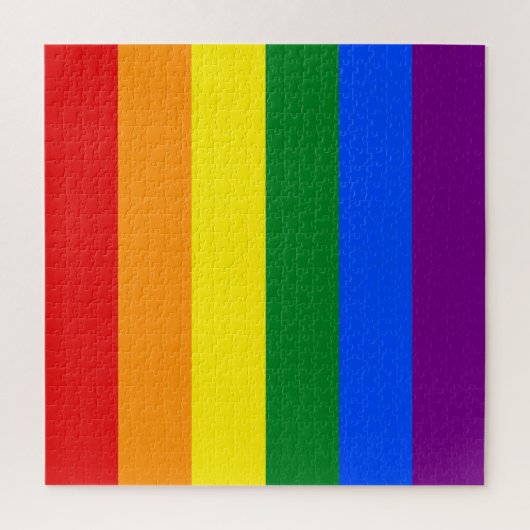 De kleuren van de regenboog legpuzzel (Verticaal)
