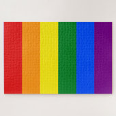 De kleuren van de regenboog legpuzzel (Horizontaal)