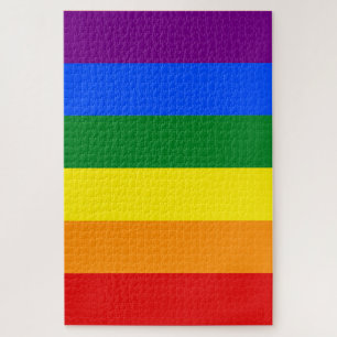 De kleuren van de regenboog legpuzzel