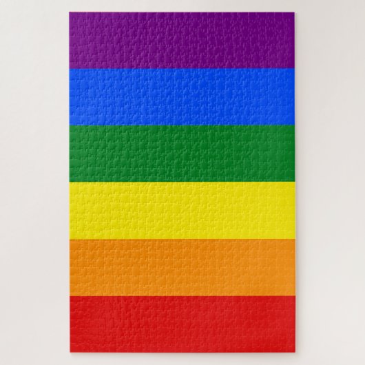De kleuren van de regenboog legpuzzel (Verticaal)