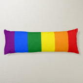 De kleuren van de regenboog lichaamskussen (Achterkant)