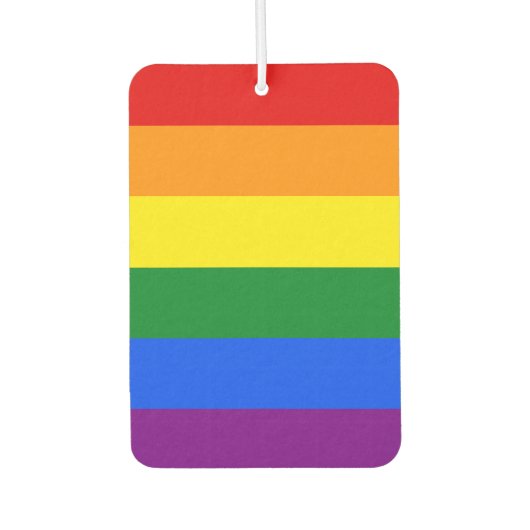 De kleuren van de regenboog luchtverfrisser (Voorkant)
