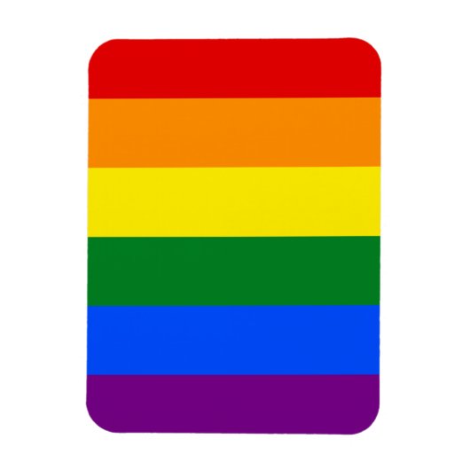 De kleuren van de regenboog magneet (Verticaal)