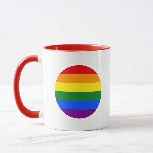 De kleuren van de regenboog mok (Links)