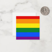 De kleuren van de regenboog notitiekaartje (Voorkant / Achterkant in situ)