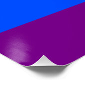 De kleuren van de regenboog perfect poster (Hoek)