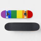 De kleuren van de regenboog persoonlijk skateboard (Horizontaal)