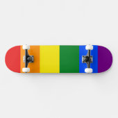 De kleuren van de regenboog persoonlijk skateboard (Horizontaal)