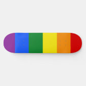 De kleuren van de regenboog persoonlijk skateboard (Horizontaal)