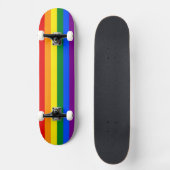 De kleuren van de regenboog persoonlijk skateboard (Voorkant)