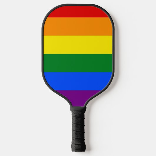De kleuren van de regenboog pickleball paddle (Voorkant)