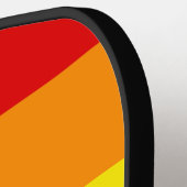 De kleuren van de regenboog pickleball paddle (Links Detail)